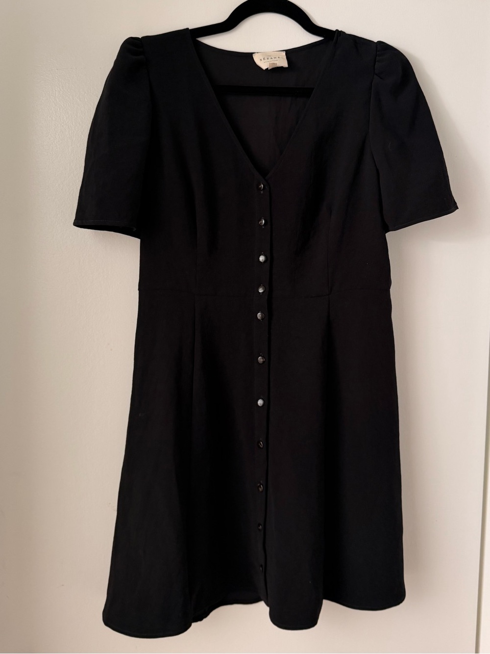 Sézane Lily Dress in Black - Picture 3 of 7
